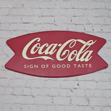 1996 Coca-Cola Fishtail Sign