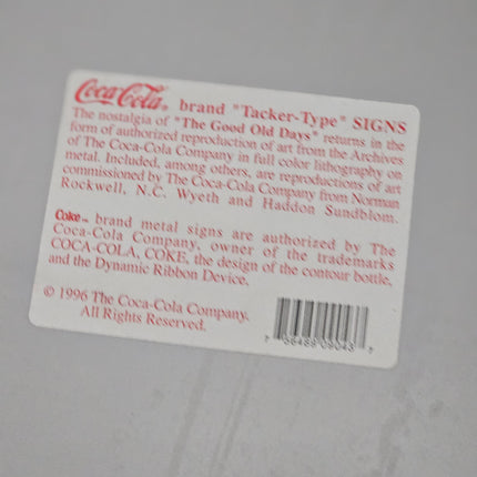 1996 Coca-Cola Fishtail Sign