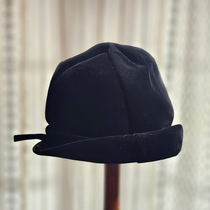 Vintage Black Velvet Dajon Women's Hat
