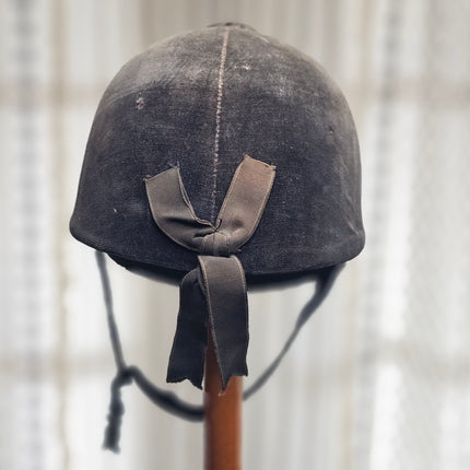 Vintage Black Velvet Equestrian Riding Hat