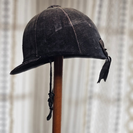 Vintage Black Velvet Equestrian Riding Hat