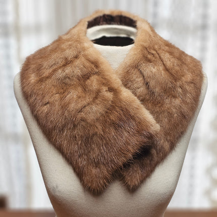 Vintage Blonde Mink Fur Collar