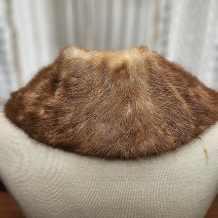Vintage Blonde Mink Fur Collar Stole
