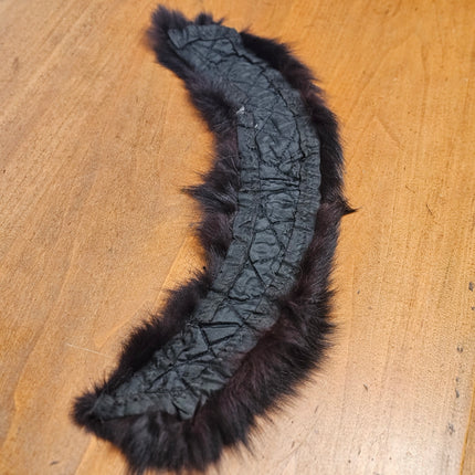 Vintage Black Fur Collar Stole