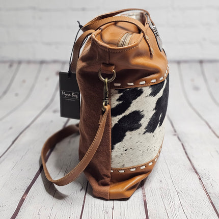 Concho Ranch Trail Canvas and Hairon Myra Bag