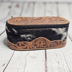 Marshal Hand-Tooled Makeup Kit Myra Bag