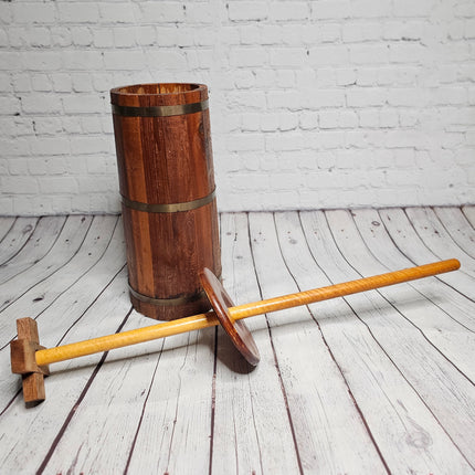 Vintage Wooden Butter Churn