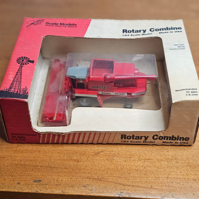 Vintage Massey Ferguson 8590 Rotary Combine 1/64 Scale