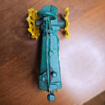 Vintage John Deere Cast Iron Toy Tractor