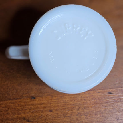 Vintage Surrey Milk Glass Oldsmobile 1903 Shaving Mug