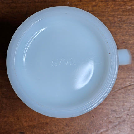 Vintage Avon Milk Glass Train Shaving Mug