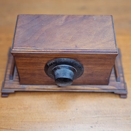 Vintage Homemade Wooden Box Cigarette Dispenser