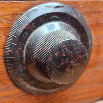 Vintage Homemade Wooden Box Cigarette Dispenser