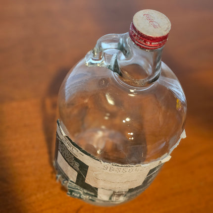 Vintage One Gallon Coca-Cola Glass Syrup Jug