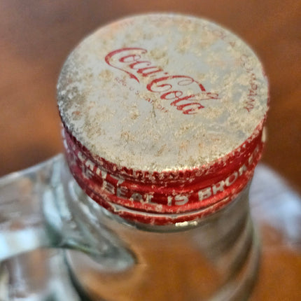 Vintage One Gallon Coca-Cola Glass Syrup Jug