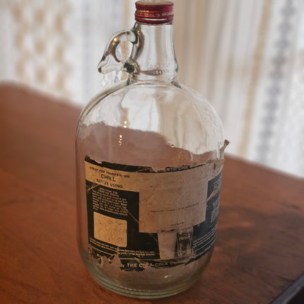 Vintage One Gallon Coca-Cola Glass Syrup Jug