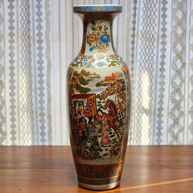 Royal Satsuma Hand Painted Vase