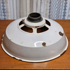 Large Vintage Porcelain Light Shade