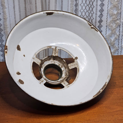 Large Vintage Porcelain Light Shade