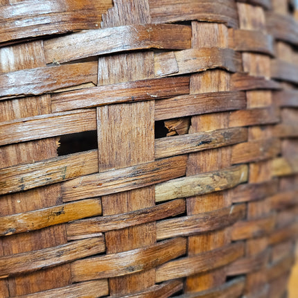 Antique American Split Oak Gathering Basket