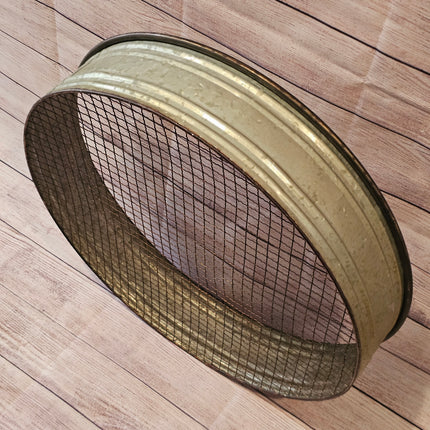 20" Metal Reproduction Sieve Decor