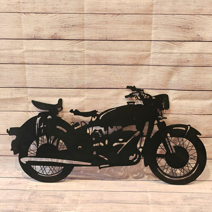 Metal Motorcycle Wall Decor