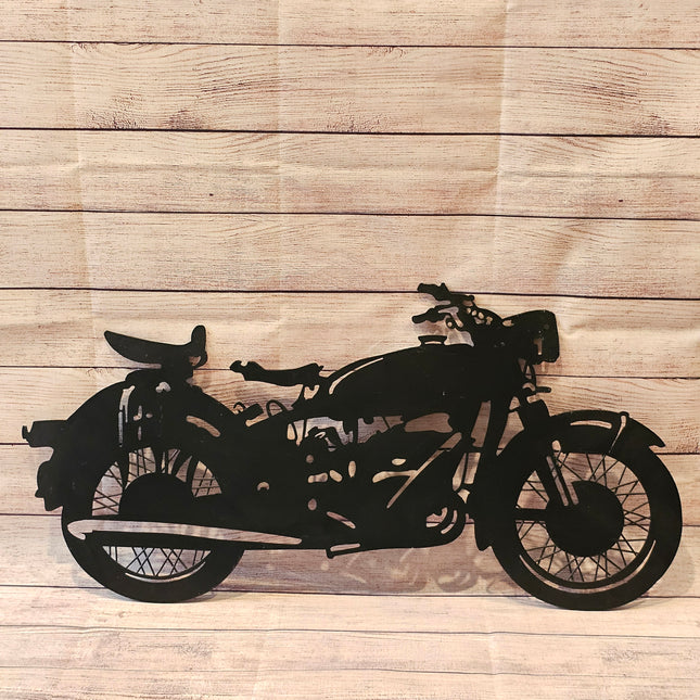 Metal Motorcycle Wall Decor