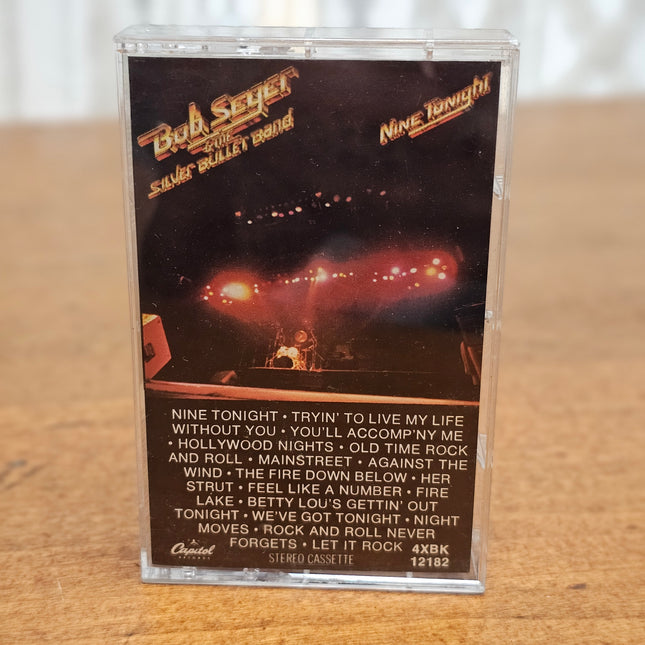 Bob Seger & the Silver Bullet Band | Nine Tonight Cassette Tape