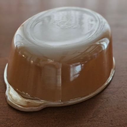 Vintage Pyrex Fire King Peach Luster 467 1.5 QT Casserole Dish