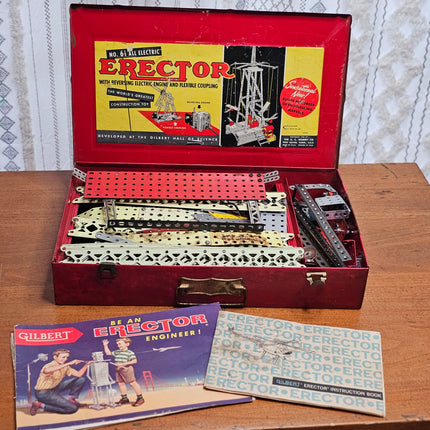 Vintage A.C. Gilbert No. 6 Electric Erector Set