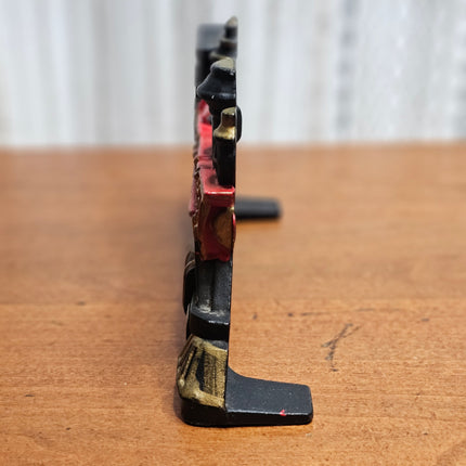 Vintage Cast Iron Steam Train Engine Doorstop