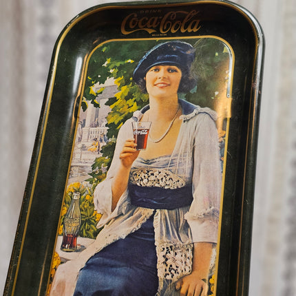 Vintage 1973 Coca-Cola Gibson Girl Advertising Tray