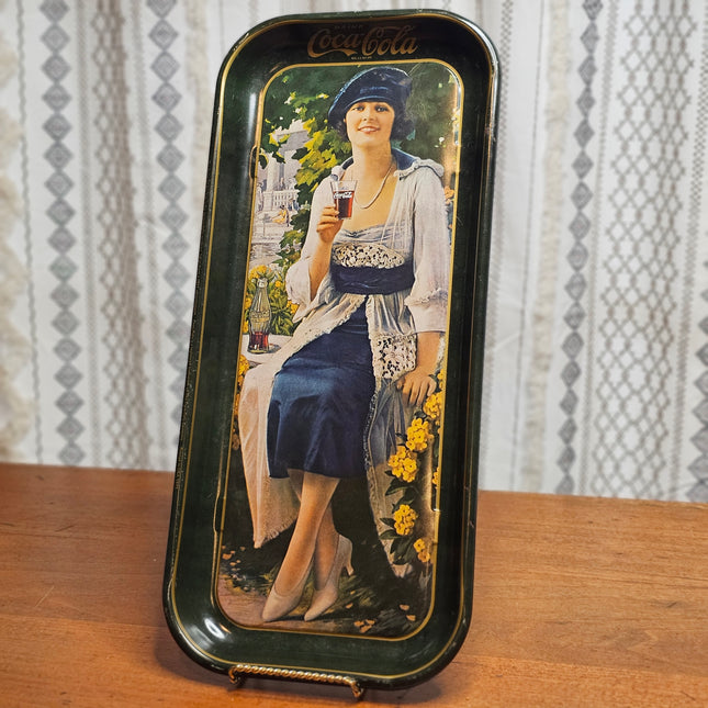 Vintage 1973 Coca-Cola Gibson Girl Advertising Tray
