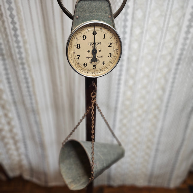 Vintage Hanson Dairy Hanging Scale