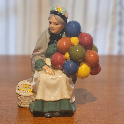 "The Old Balloon Seller" Royal Doulton Reproduction Figurine