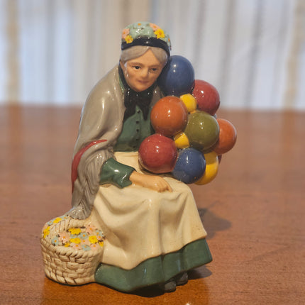 "The Old Balloon Seller" Royal Doulton Reproduction Figurine