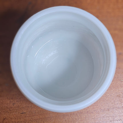 White Hobnail Milk Glass 5" Jar