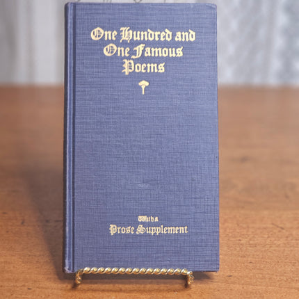1929 One Hundred and One Famous Poems