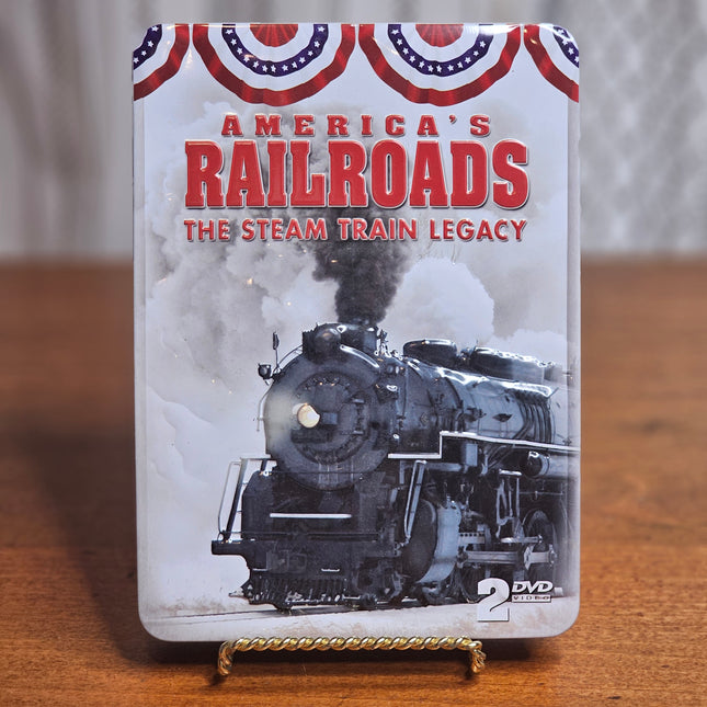 Set of 2 America's Railroads The Steam Train Legacy DVDs