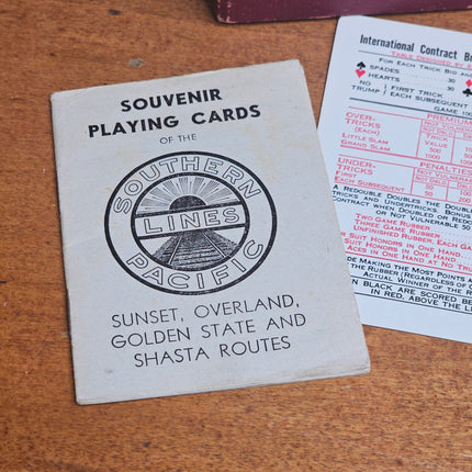 Vintage Southern Pacific Lines Deck of Playing Cards