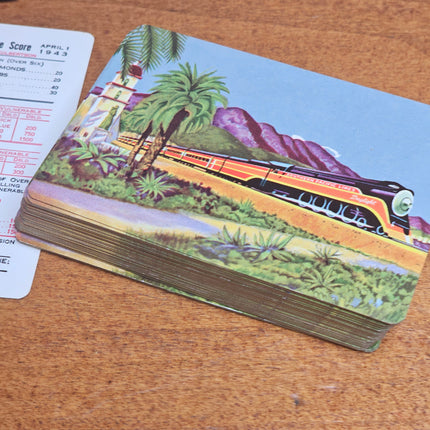 Vintage Southern Pacific Lines Deck of Playing Cards