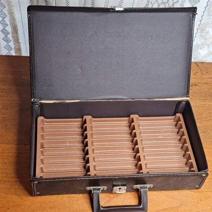 Vintage Service Manufacturing Company 24 Cassette Tape Holder Briefcase