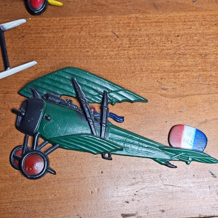 1975 Set of 3 Vintage HOMCO Cast Aluminum Airplane Wall Plaques