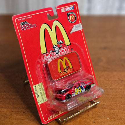 1996 Racing Champions Bill Elliott #94 McDonald's Monopoly Ford Thunderbird 1:64 Scale Die Cast Car