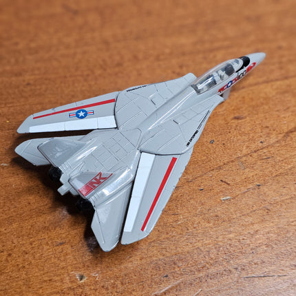 Vintage Grumman F-14 Tomcat US Navy Fighter Die Cast Airplane Toy