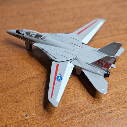 Vintage Grumman F-14 Tomcat US Navy Fighter Die Cast Airplane Toy