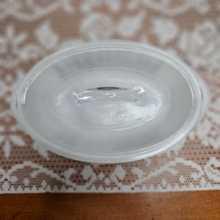 Vintage Glasbake Brown Tulip Oval Casserole Dish 1 QT