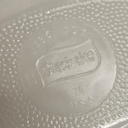 Vintage Glasbake Brown Tulip Oval Casserole Dish 1 QT