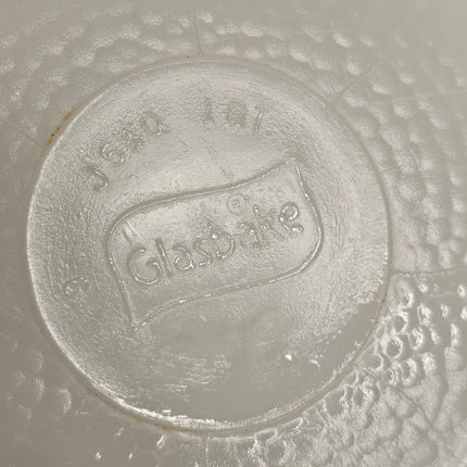 Vintage Glasbake Brown Tulip Round Casserole Dish 1 QT