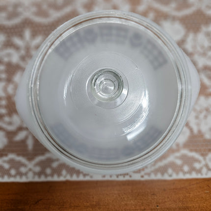 Vintage Glasbake Brown Tulip Round Casserole Dish 2 QT